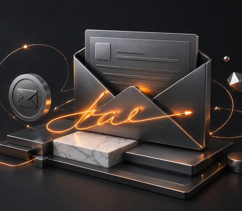Example business email signature